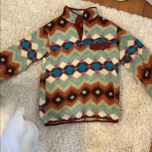 patagonia womens lightweight snapT Fleece pullover